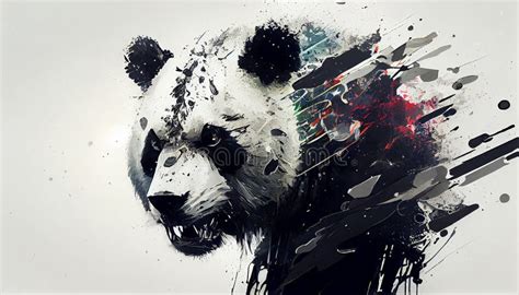 Peaceful Pandas Majestic Bears In The Style Of A Legendary Artist