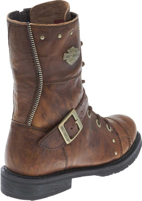 Harley Davidson® Women S Monetta 7 75 Brown Motorcycle Boots D83860 Wisconsin Harley Davidson