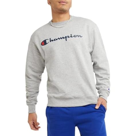 Champion Men S Sweatshirt Powerblend Fleece Midweight Crewneck Sweatshirt Reg Or Big And Tall