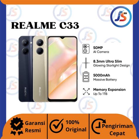 Jual REALME C33 4/128GB Garansi Resmi | Shopee Indonesia