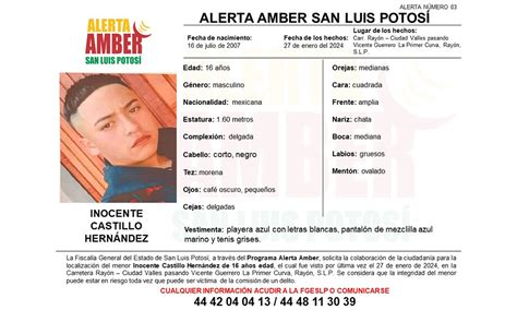 Fiscal A Activa Alerta Amber Para Localizar A Adolescente