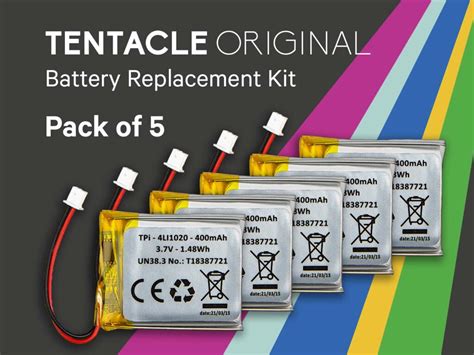 Original Battery Replacement Pack Of Tentacle Sync Shop