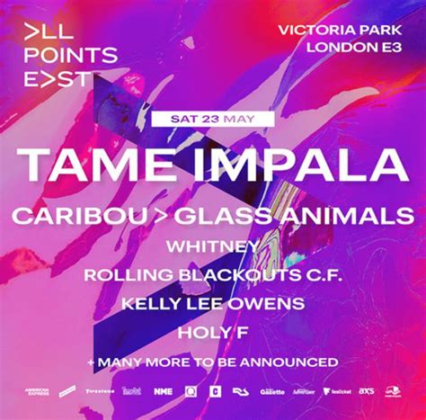 Tame Impala Announced As First All Points East 2020 Headliner Far Out