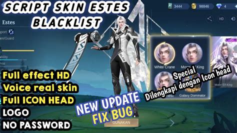 Script Skin Estes Blacklist International Full Effect Voice YouTube