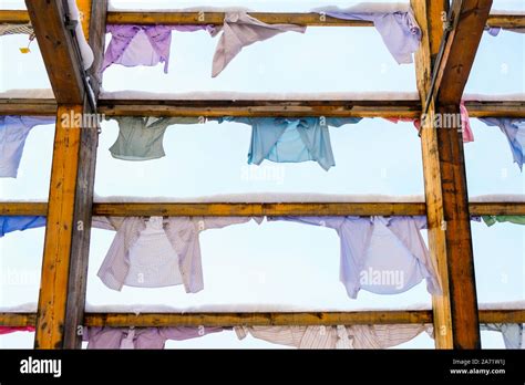 people drying clothes  res stock photography  images alamy