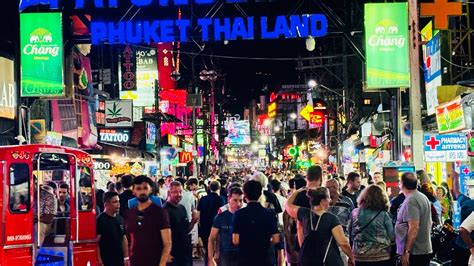 Bangla Street Night Life Thailand Phuket Patong Youtube