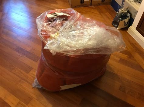 Ikea Bussan Beanbag Orange Color Furniture And Home Living Furniture