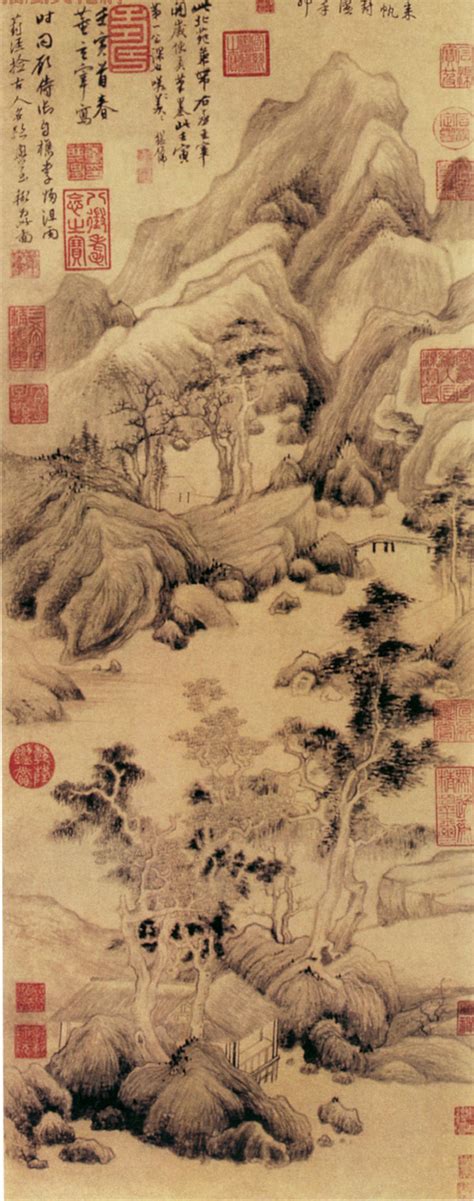 中国古代著名十大画家之董其昌简介及作品赏析