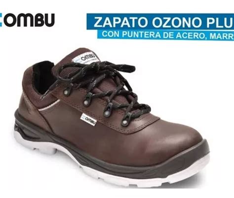 Zapato Ombu Ozono Plus Puntera Acero Cuero Trabajo Seguridad