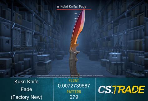 Kukri Knife Fade CS GO CS2 Skin CS TRADE Wiki