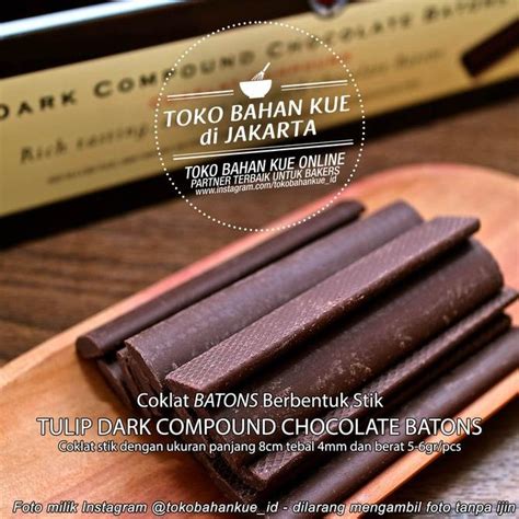 Jual Best Seller Stik Coklat Chocolate Batons Compound Sticks Tulip