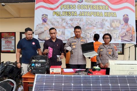 Polisi Ungkap Kasus Penadah Barang Hasil Curian Dan Narkotika Warga