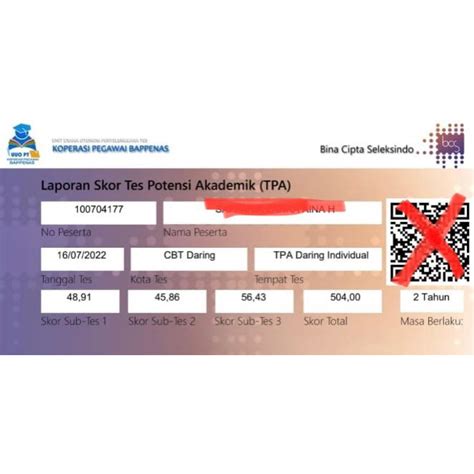 Jual Tes Potensi Akademik Tpda Plti Tkda Paps Tpa Bappenas Resmi