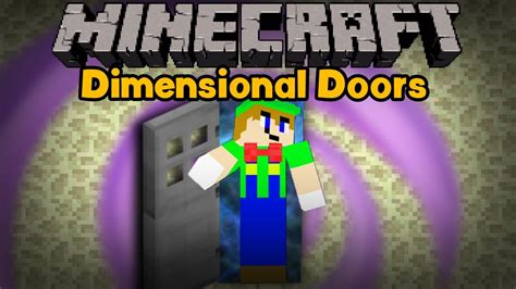 Minecraft Dimensional Doors Mod Youtube