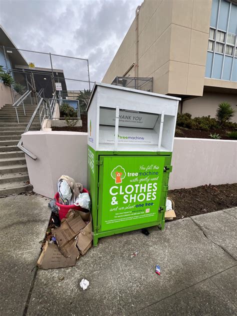 Anyone Know How To Get Treemachine Clothes Donation Box Removed R Oakland