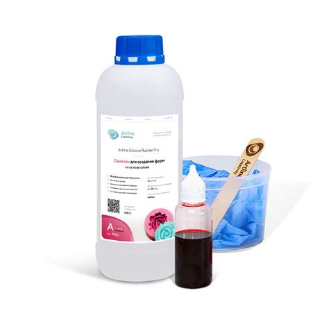 Силикон для форм жидкий на основе олова 1 кг Artline Silicone PRO в ...