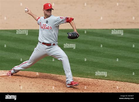 Philadelphia Phillies relief pitcher Ryan Madson makes a pitch during ...