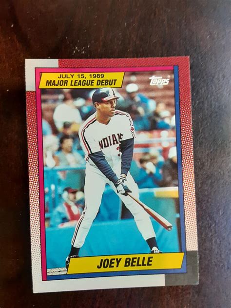 Joey Belle Ungraded 1990 Topps Major League Debut