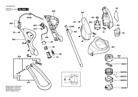 Ersatzteile Und Zeichnung Von Bosch Rasentrimmer Art 25 Gsav 0 600 8