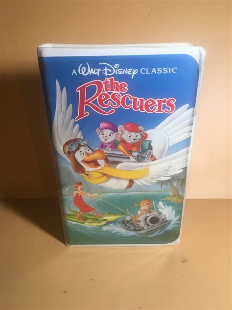 THE RESCUERS Walt Disney Masterpiece Collection VHS Tape