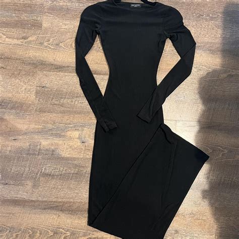 Naked Wardrobe Women S Black Dress Depop