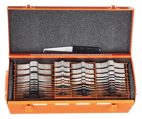 Grainger Approved Stainless Steel Slotted Shim With Tab All In One Kit 260 Pcs Trade Size A