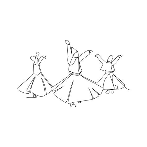 Dancers Vector Illustration 22122108 Vector Art At Vecteezy