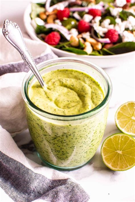 Creamy Avocado Cilantro Dressing Recipe IFoodReal