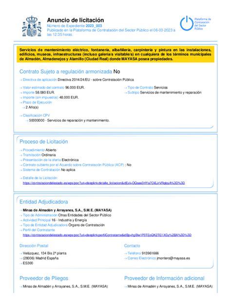 Completable En línea Nmero de Expediente 2023003 Fax Email Imprimir