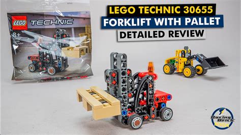 Lego Technic Forklift With Pallet Polybag Detailed Review Youtube