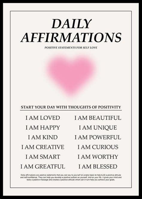 Daily Affirmations Dagliga Affirmationer Affirmationer Sj Lvk Nsla