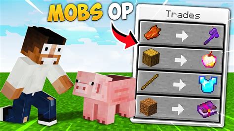 Minecraft But All Mobs Trade Op Items Minecraft Mods Minecraft