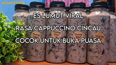 Es Lumut Viral Rasa Cappuccino Cincau Cocok Untuk Buka Puasa