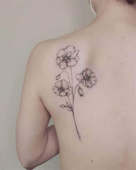 Update 79 Minimalist Poppy Tattoo In Cdgdbentre