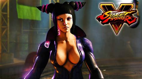 Street Fighter 5 Mods Juri Sexy Cleavage Youtube