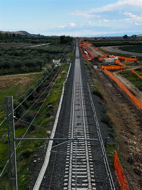 Il Doppio Binario Sulla Ferrovia Palermo Catania Le Immagini Del Primo