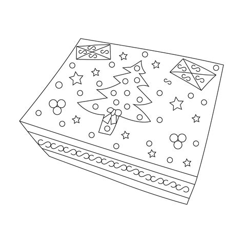 Premium Vector | Decorative Box Outline