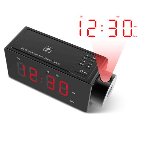 The Projection Clock And Phone Charging Radio - Hammacher Schlemmer