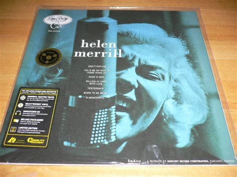 Wジャケット 廃盤のため入手困難盤 HELEN MERRILL Helen Merrill With Clifford Brown 180g