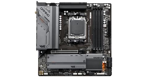 GIGABYTE B650M GAMING X AX Socket AM5 Moederbord Grijs Zwart RAID 2 5