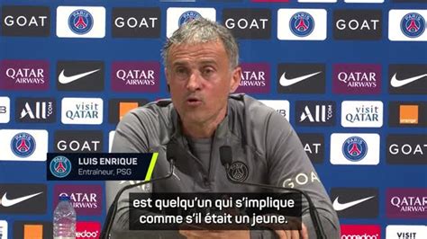 Psg Luis Enrique “marquinhos A Toujours été à La Hauteur” فيديو Dailymotion