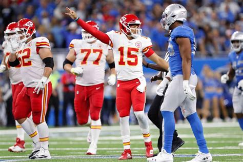 Thursday Night Football Schedule Lions Chiefs Kick Off Nfl Season