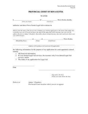 Fillable Online Courts Ns Probate Court Practice Procedure And Forms