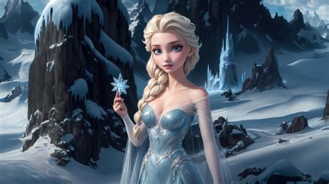 Snow Queen Elsa In Frozen Movie Wallpaper HD Movies Wallpapers 4k