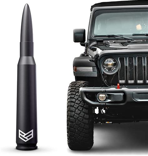 Amazon RONIN FACTORY 50 Cal Bullet Antenna For Jeep Wrangler