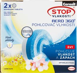 Ceresit Stop Vlhkosti Aero 360 náhradní tablety luční kvítí 2 x 450 g