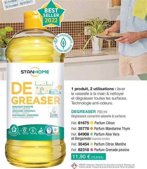 Promo Degreaser Chez Stanhome Icatalogue Fr