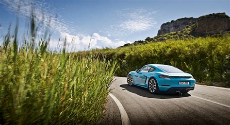 壁紙、2560x1393、ポルシェ、718 Cayman、の背面図、自動車、ダウンロード、写真