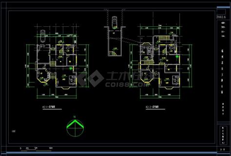 某地多层精美别墅建筑设计cad方案图纸别墅建筑土木在线