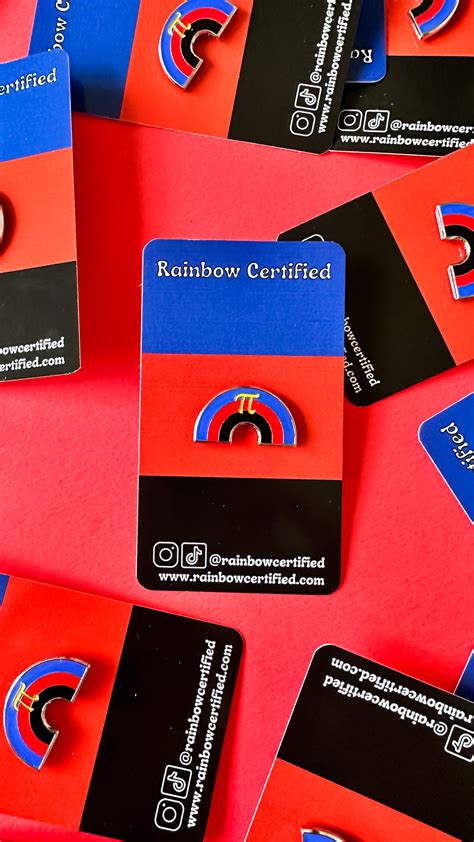 Polyamorous Lgbtq Rainbow Enamel Pin Pride Accessories Rainbow